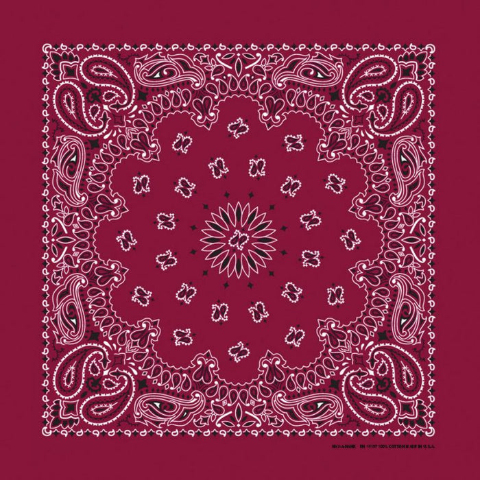 Classic Original Paisley Bandana (22 Inch) Made in USA BeachStore Bandana